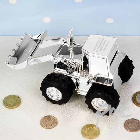 Personalised Digger Money Box