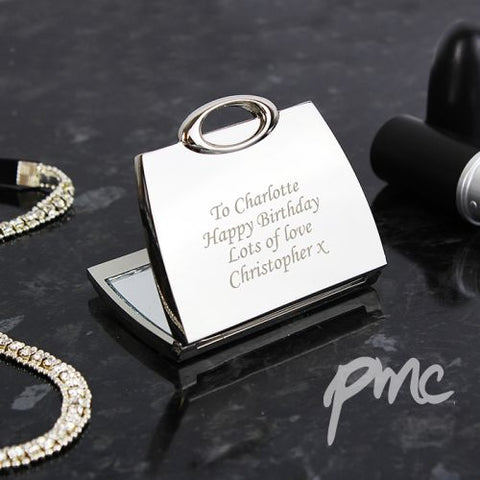 Personalised Handbag Compact Mirror