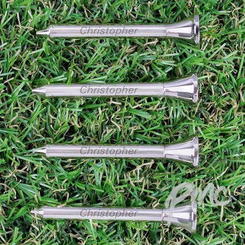 Personalised Pack of 4 Golf Tees