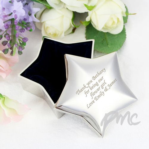 Personalised Star Trinket Box