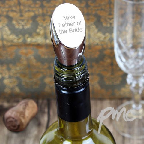 Personalised Contemporary Wine Stopper