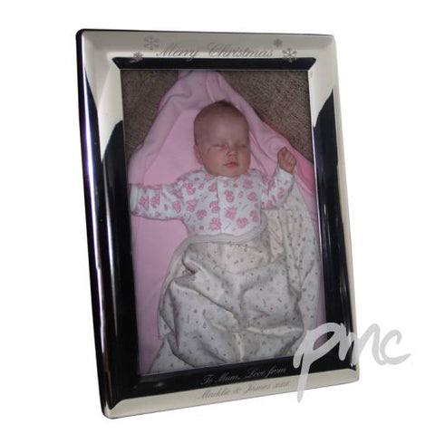 Personalised Christmas Snowflake 5x7 Photo Frame