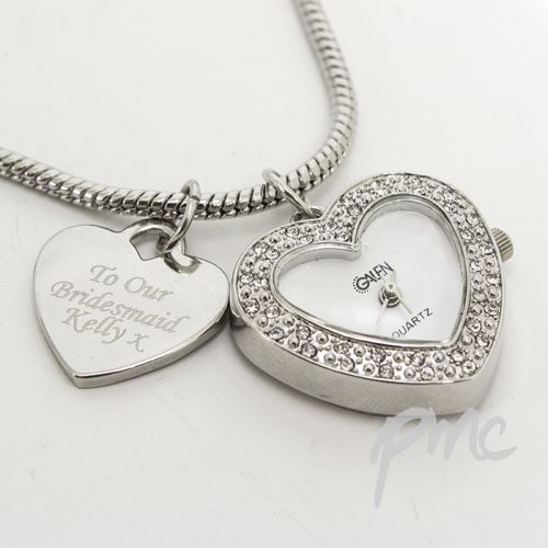 Personalised Watch Charm Bracelet 21cm