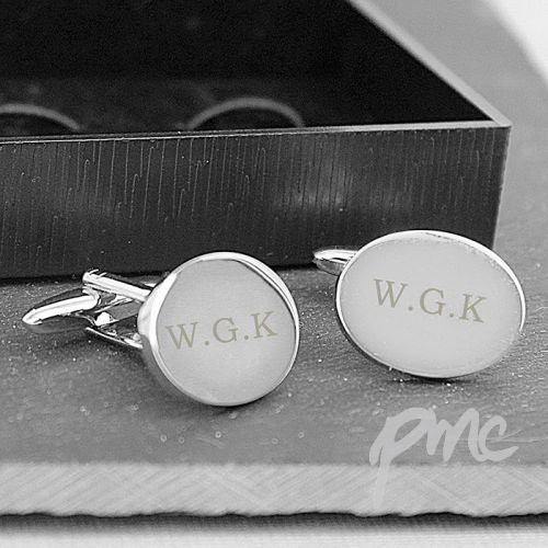 Personalised Oval Cufflinks