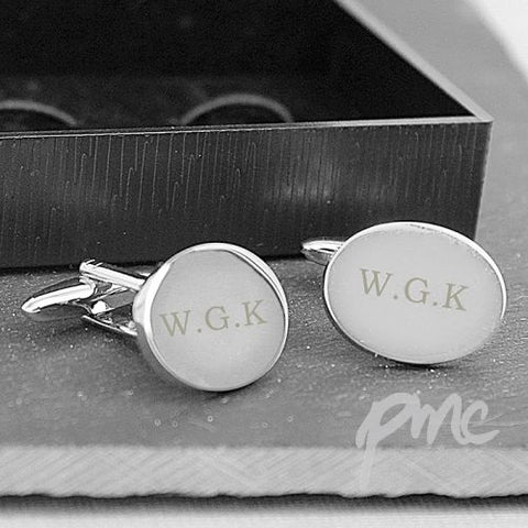 Personalised Oval Cufflinks