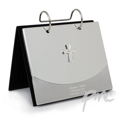 Personalised Cross Two-Tone 6x4 Album