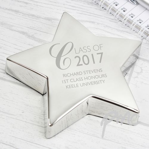 Personalised Class of... Star Paperweight