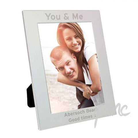 Personalised Silver 5x7 Bold Style Photo Frame