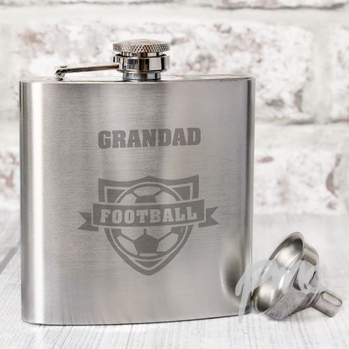 Personalised Football Hip Flask