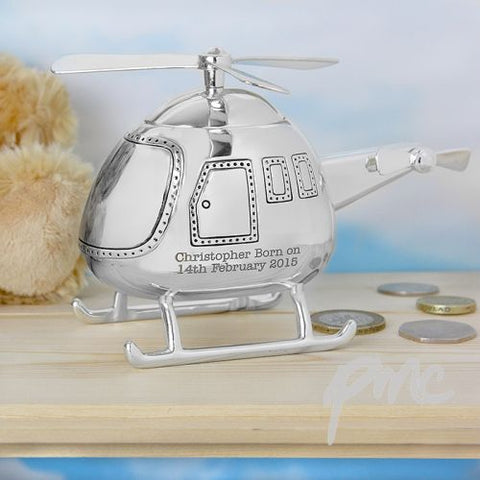 Personalised Helicopter Money Box