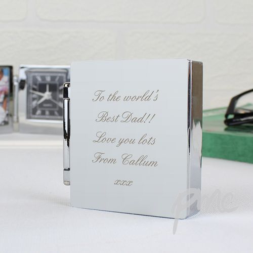 Personalised Photo Frame Travel Clock 4.5cm x 5cm