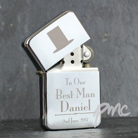 Personalised Decorative Wedding Best Man Lighter