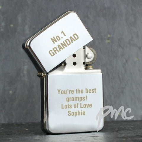 Personalised Silver Lighter
