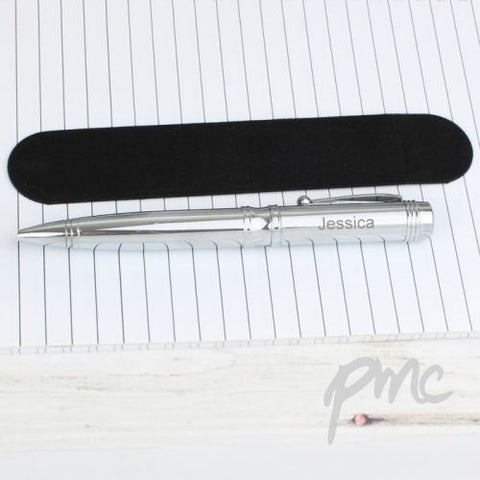 Personalised Classic Pen and Pouch Set