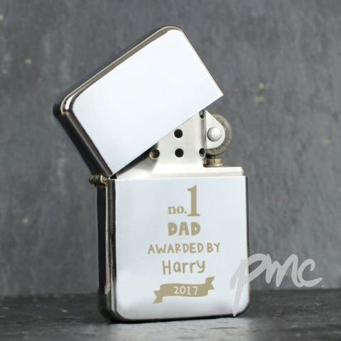 Personalised no.1 Awarded By Silver Lighter