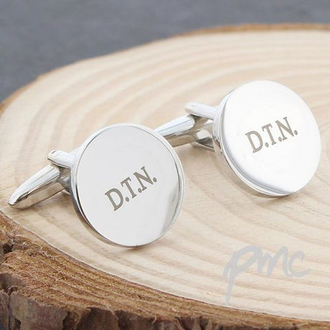 Personalised Round Cufflinks