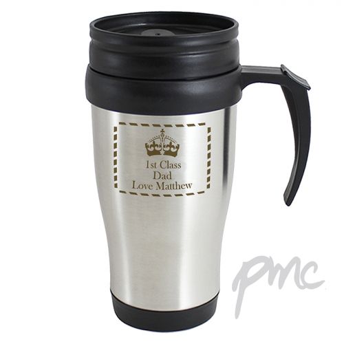 Personalised Crown Travel Mug