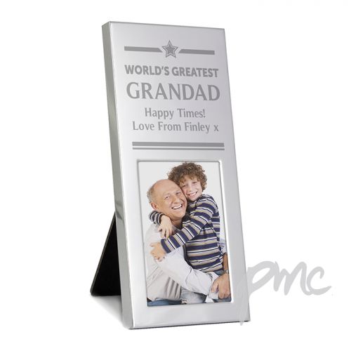 Personalised Luxury Small Silver 2x3 Photo Frame