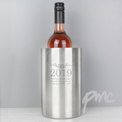 Personalised Number Frame Wine Cooler