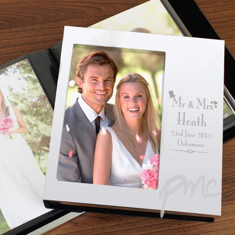 Personalised Decorative Wedding Photo Frame Album 4x6