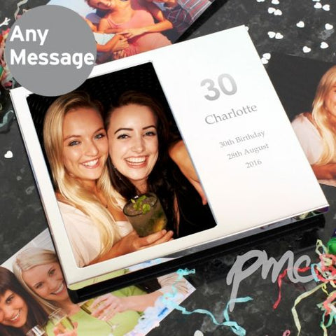 Personalised Big Numbers Frame Album 4x6