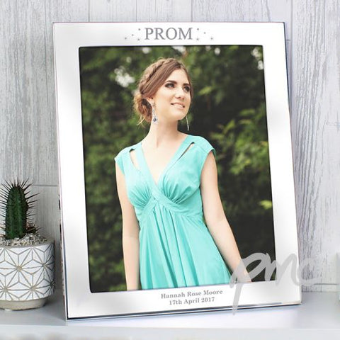 Personalised Prom Night Silver 8x10 Photo Frame