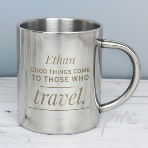 Personalised 'Any Message' Metal Mug