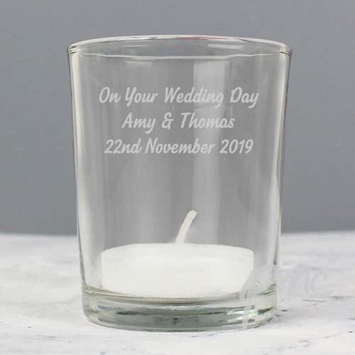 Personalised Votive Candle Holder