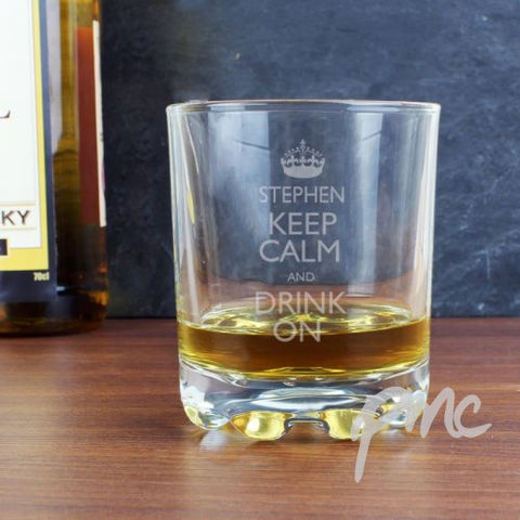Personalised Keep Calm Tumbler