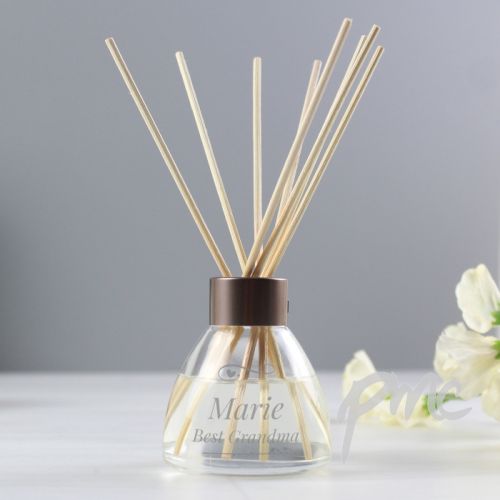 Personalised Swirls & Hearts Reed Diffuser
