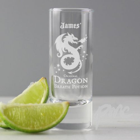 Personalised Dragon Breath Potion Shot Glass