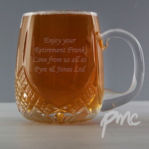 Personalised Cut Crystal Cup in Gift Box