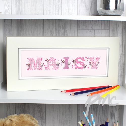 Personalised FAIRY LETTER Name Frame