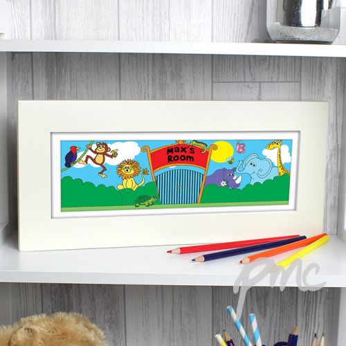 Personalised Zoo Name Frame
