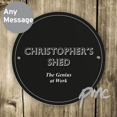 Personalised Black House/Garden Sign