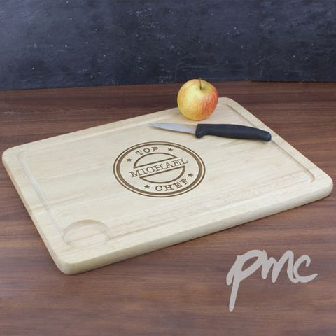Personalised Top Chef Carving Board