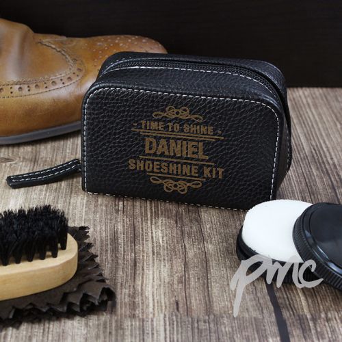 Personalised Time to Shine Shoeshine Kit