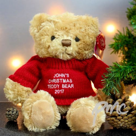 Personalised Christmas Message Bear