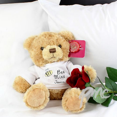 Personalised Bee Mine Message Bear