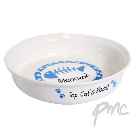 Personalised Blue Cat Bowl