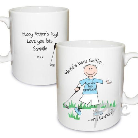 Personalised Worlds Best Golfer Mug