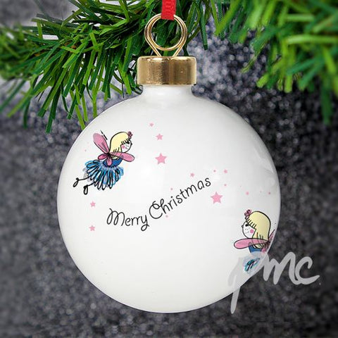 Personalised Funky Fairy Bauble