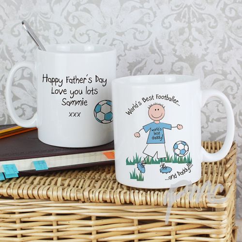 Personalised Worlds Best Footballer Mug