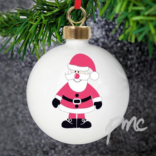 Personalised New Santa Bauble