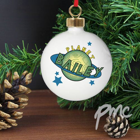 Personalised Space Bauble