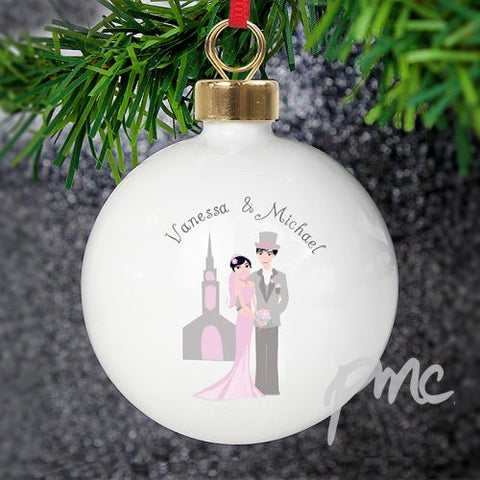 Personalised Fabulous Couple Bauble