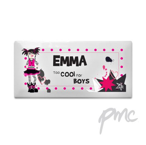 Personalised Too Cool Girl Door Plaque