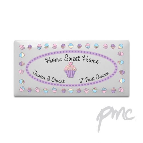 Personalised Cupcake Door Plaque