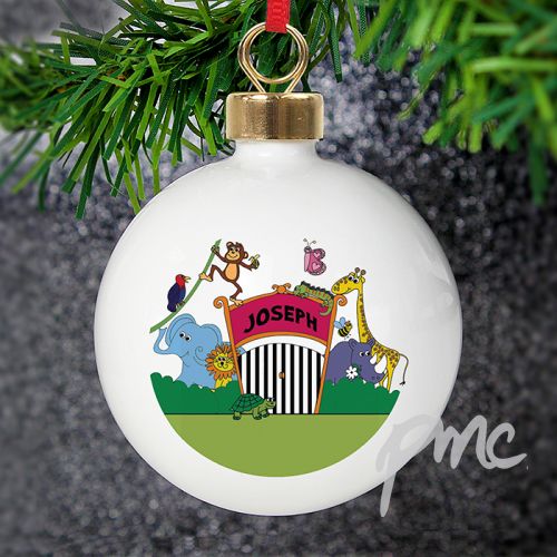Personalised Zoo Bauble