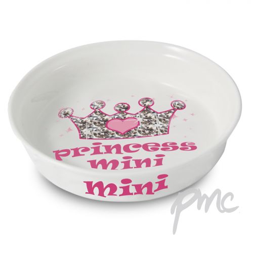 Personalised Bling Princess Pet Bowl